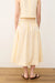 Marine Layer - Bea Midi Skirt - Marigold Stripe - Back