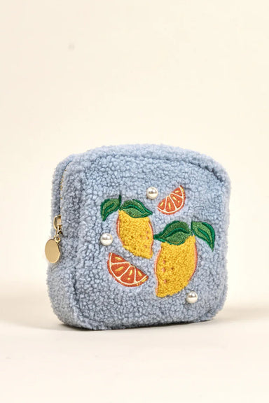 the darling effect teddy pouch citrus and pearls