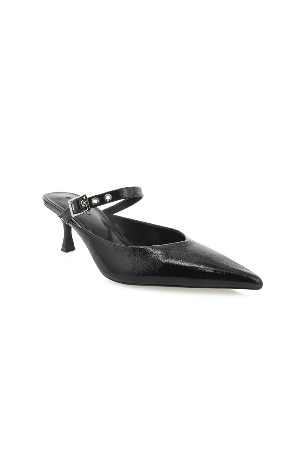 Billini - Olinda - Black Crinkle Patent  - Profile