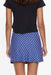 Thrills - High Speed Check Mini Skirt - Guardian Navy - Back