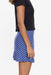 Thrills - High Speed Check Mini Skirt - Guardian Navy - Side