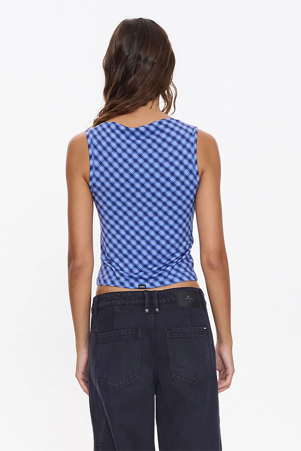 Thrills - High Speed Check Tank - Guardian Navy - Back