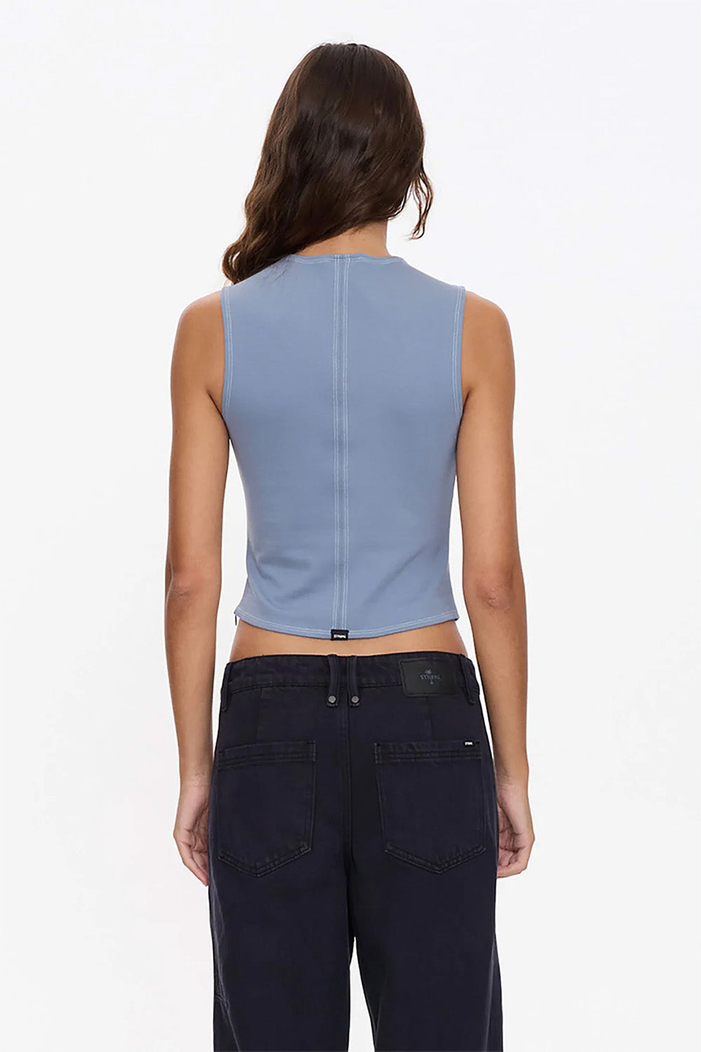 Thrills - Karma Tank - Light Steel Blue - Back