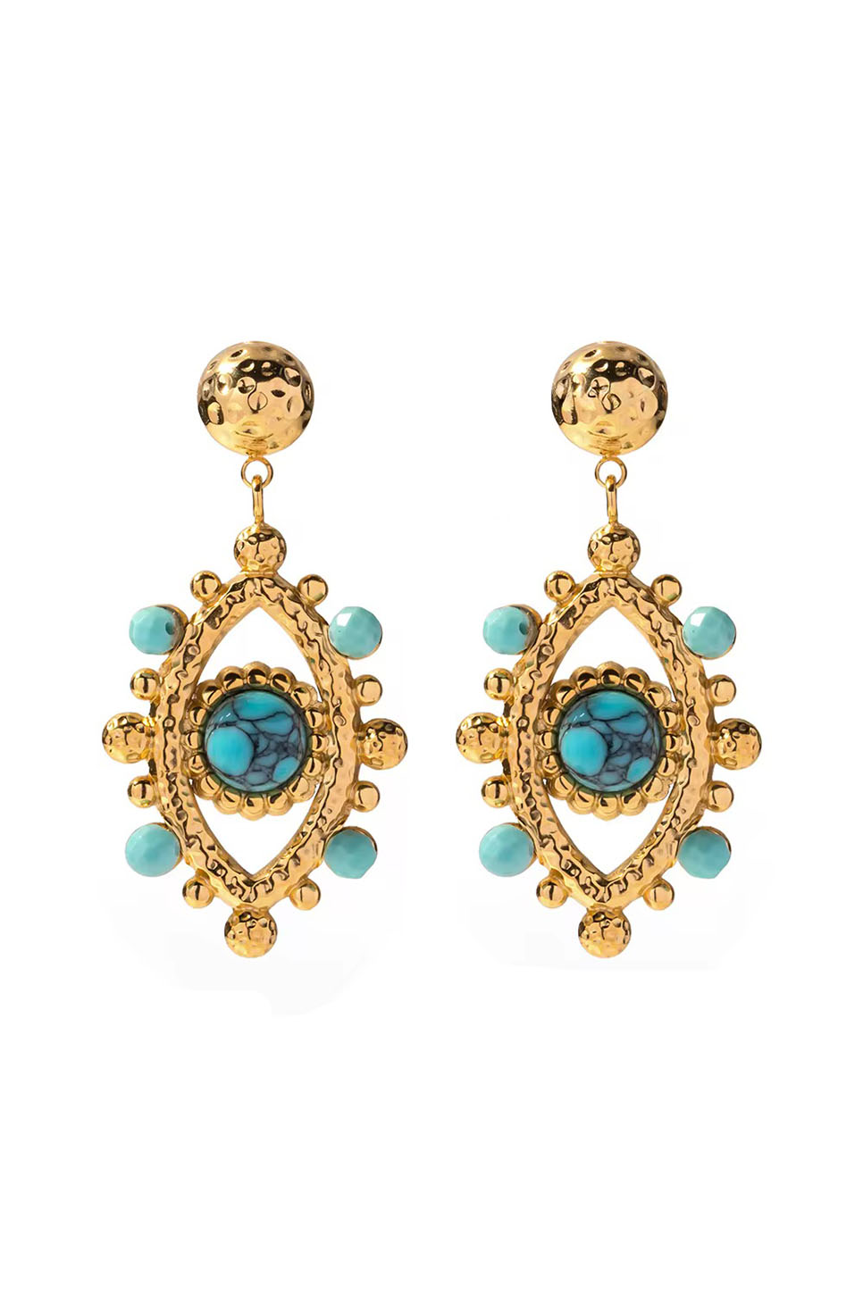 Pearl of the West - Evil Eye Drop Earring