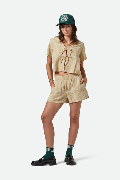 Brixton - Wandering Short - Pale Khaki Bandana