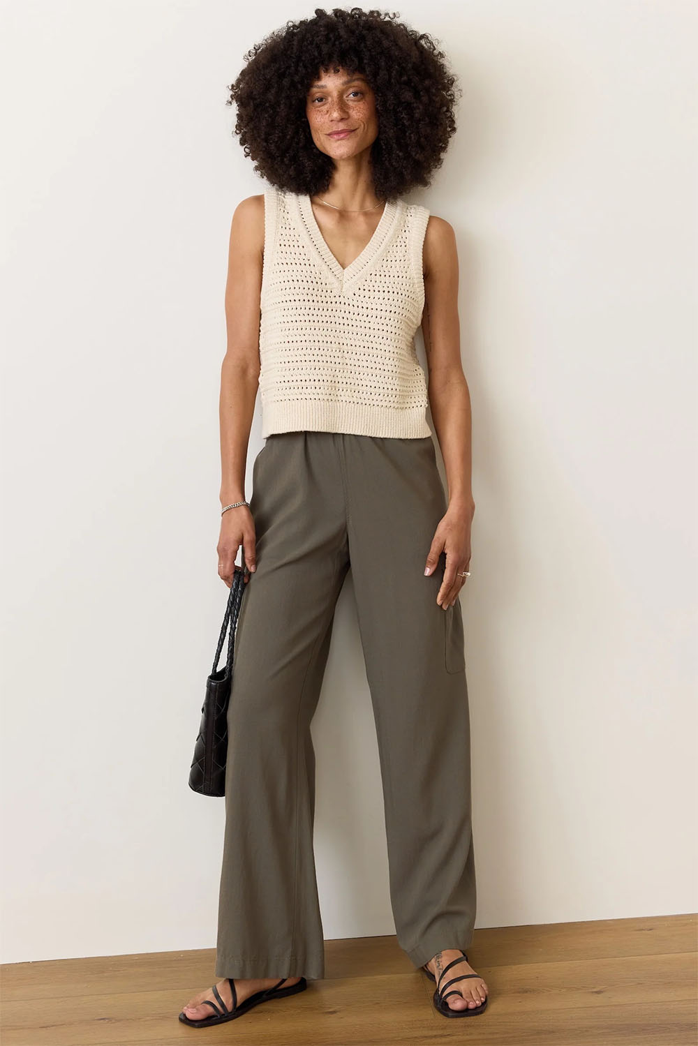 Marine Layer - Montecito Sweater Vest - Cream