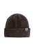 Autumn Simple Static Beanie in Chocolate — Flatlay view