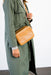 Able - Medium Zipper Crossbody - Perforated Cognac - Model
