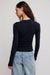Free People - So Soft Seamless Long Sleeve - Black - Back