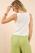 Sadie & Sage - Sterling Sweater Tank - White - Back