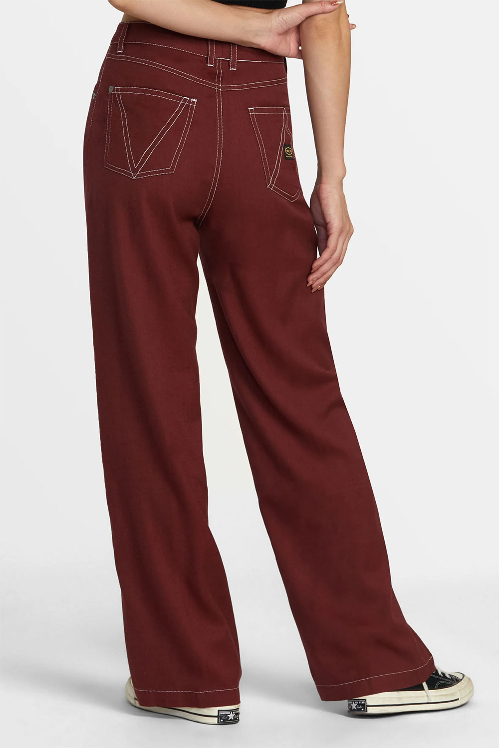 RVCA - Coco Pant - Madder Brown - Back