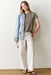 Marine Layer Tried & True Crew Tee in Faded Olive — Styled view
