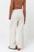 Rhythm - Classic Drawstring Pant - Oat - Back