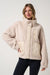 travis mathew clubside sherpa jacket brazilian sand front