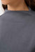 Travis Mathew Skyloft Soft Funnel Neck in Blackened Pearl — Collar detail view