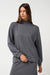 Travis Mathew Skyloft Soft Funnel Neck in Blackened Pearl — Front view