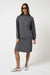 Travis Mathew Skyloft Soft Funnel Neck in Blackened Pearl — Full-body view