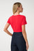 travis mathew cloud tee tomato back