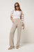 travis mathew cloud terry varsity pant heather soft taupe multi
