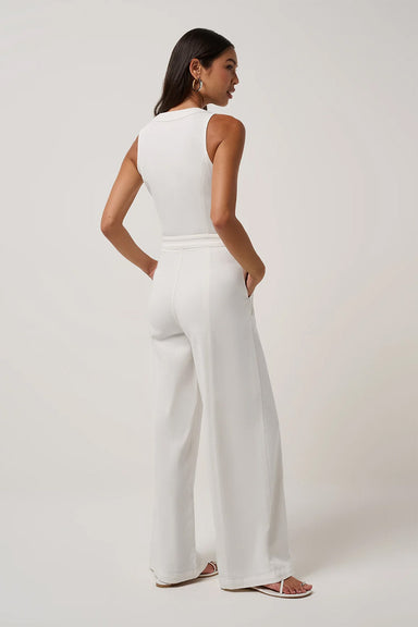 travis mathew everyday jumpsuit white back