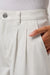 travis mathew everyday wide leg pant white detail
