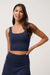 travis mathew skyloft soft longline tank navy blazer front