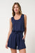 travis mathew skyloft soft romper navy blazer front