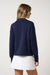 travis mathew skyloft soft vneck pullover navy blazer back