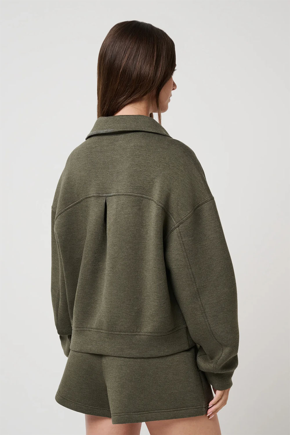 Travis Matthew - Cloudscape Button Down - Grape Leaf - Back