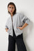 Travis Matthew - Rustic Retreat Bomber - Light Heather Grey - Profile