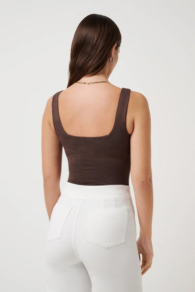 Travis Matthew - Skyline Tank Bodysuit - Heather Coffee Grounds - Back