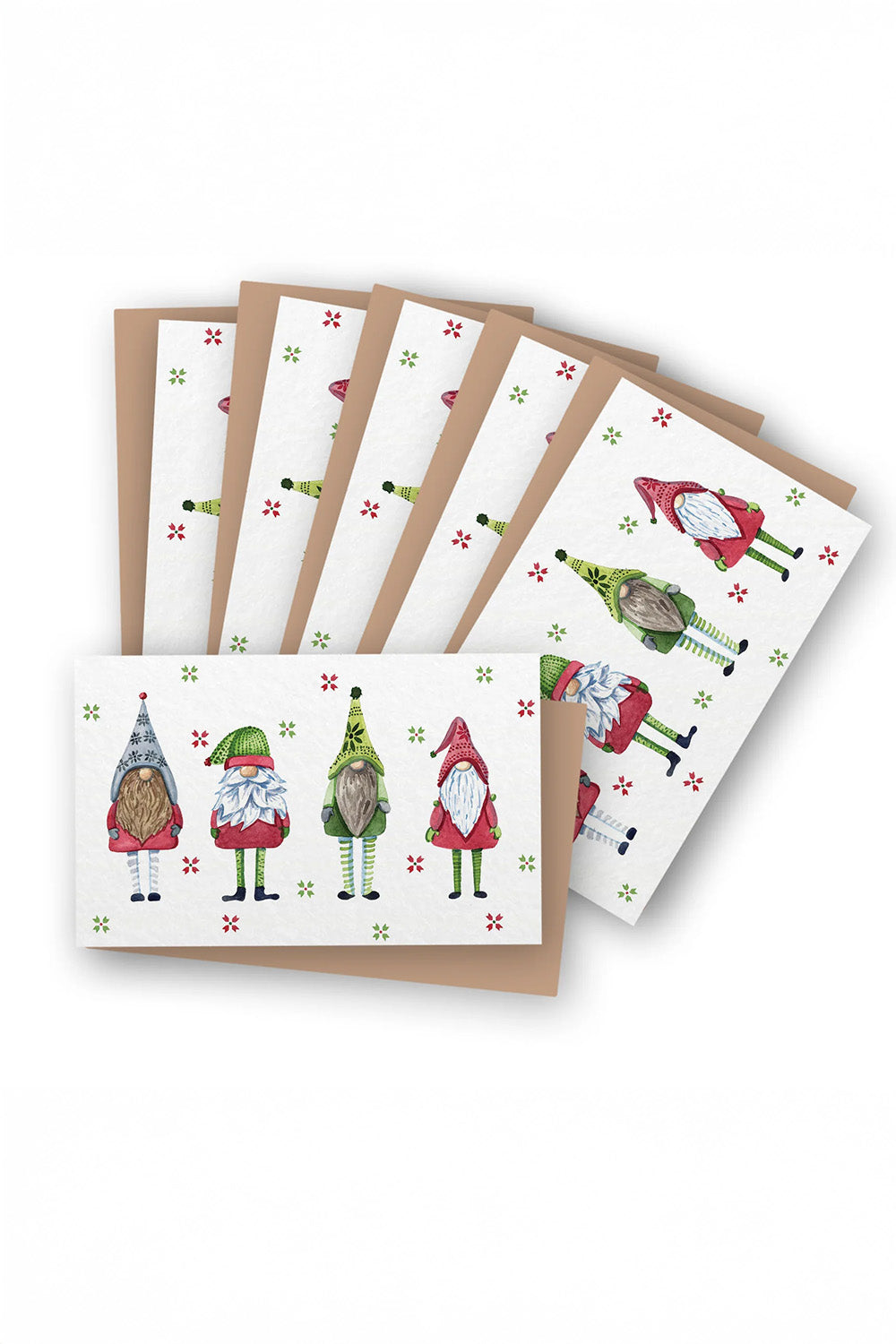 Watercolor Wednesday - Mini Xmas Gnome Cards