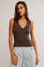 Free People - Neria Tank - Double Espresso - Front