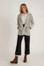Marine Layer - Birdseye Cardigan - Black/White Contrast