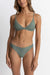 Rhythm - Classic Bralette Top - Olive - Front