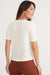 Marine Layer - Lexi Rib Button Top - Antique White - Back