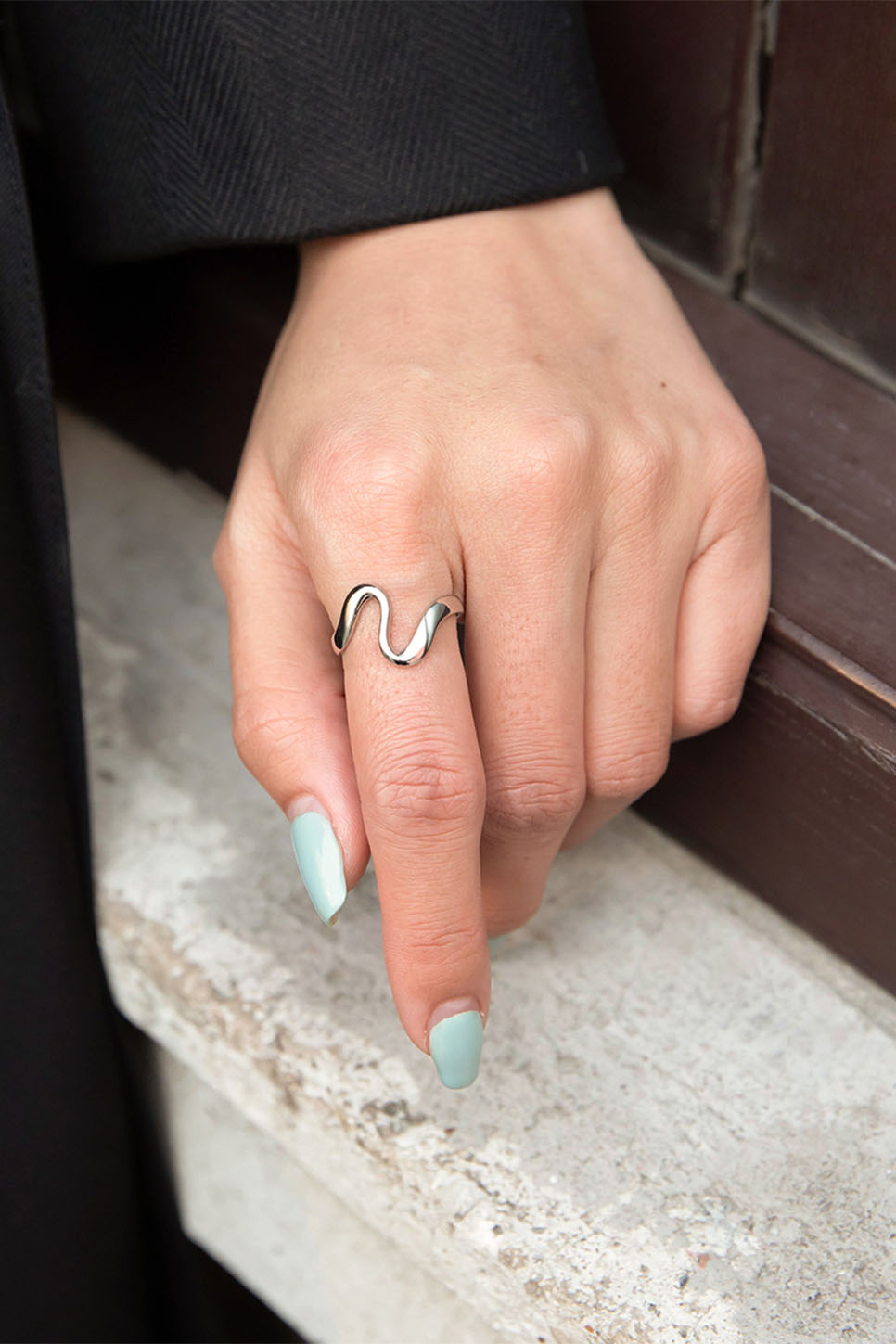 Pearl of the West - S RING - Stainless Steel - Model