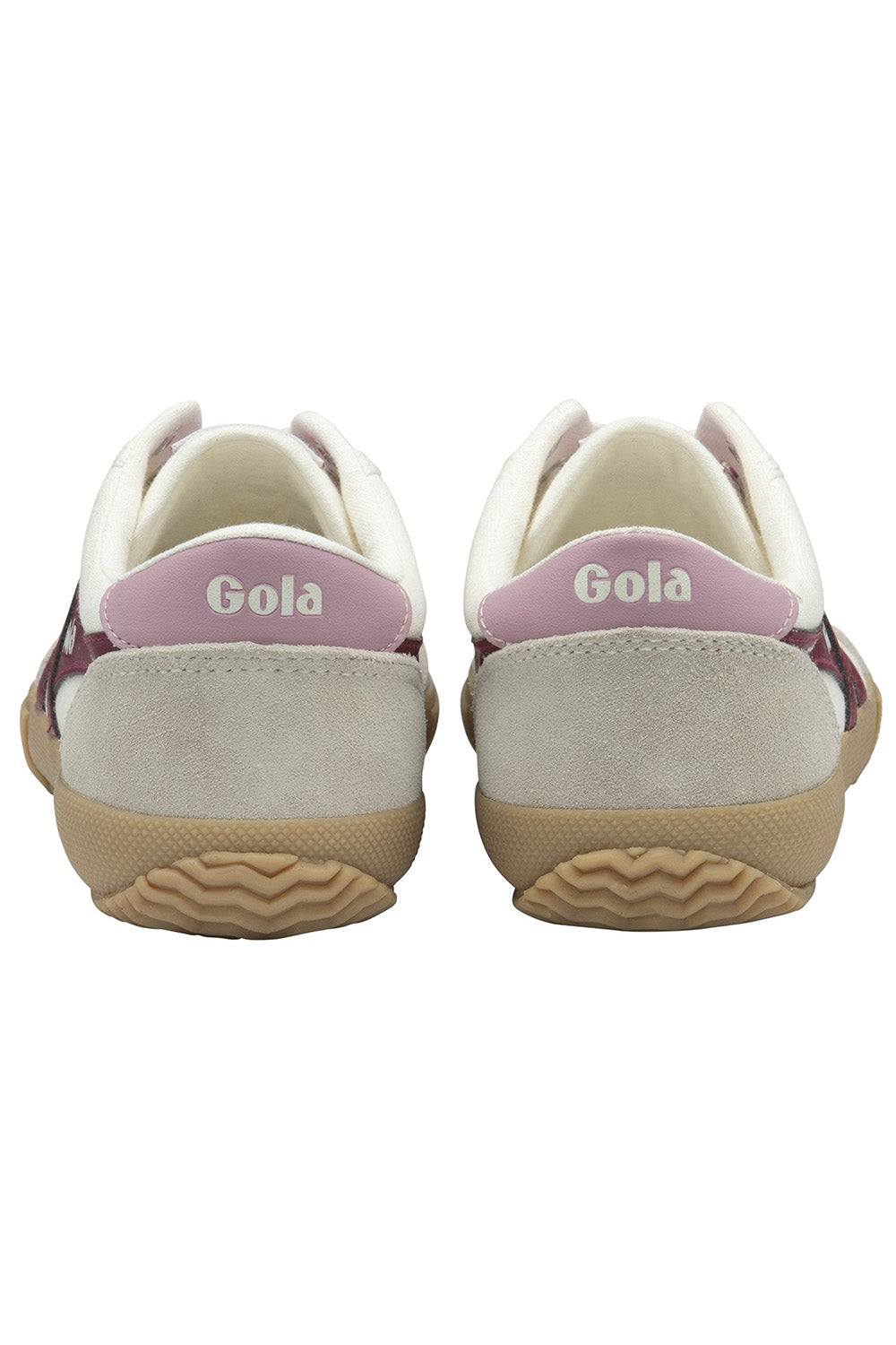 Gola - Badminton Plimsolls - Off White/Cerise/Candy - Back