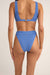 Rhythm - Isla Rib Hi Banded Pant - Cornflower - Back