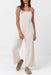 Rhythm - Classic Jumpsuit - Oat - Front