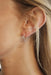 Able - Two Tone Twist Hoops - Gold - Model