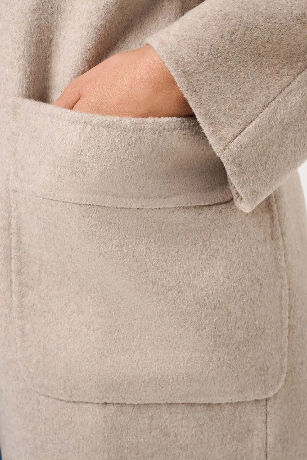 Travis Matthew - Locals Only Coat - Heather Walnut - Detail