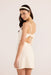 Mink Pink - Maeve Tie Back Mini Dress - Ecru - Back