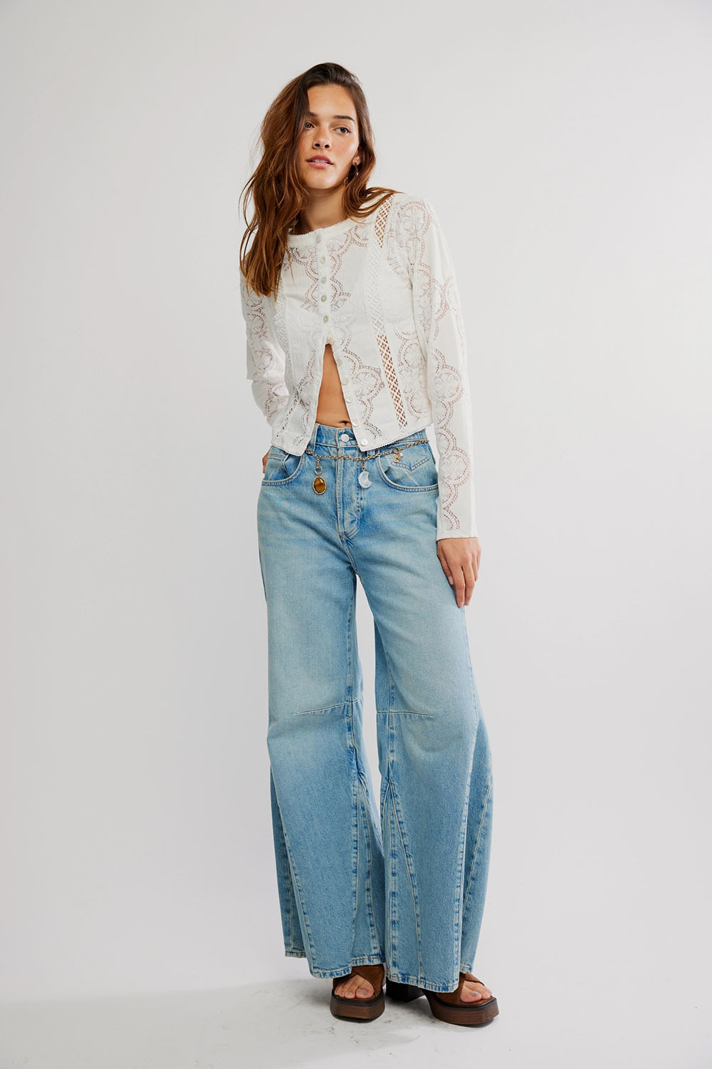 Free People - Jae Knit LS Top - Sugar Swizzle