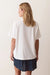 Marine Layer Miracle Jersey Crew Tee in Antique White — Back view
