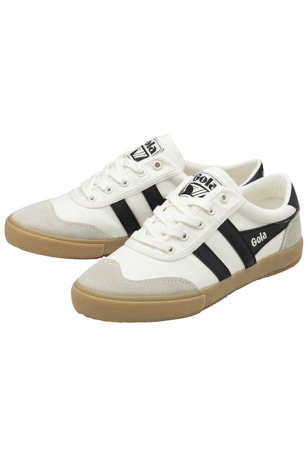 Gola - Badminton Plimsolls - Off White/Black/Gum