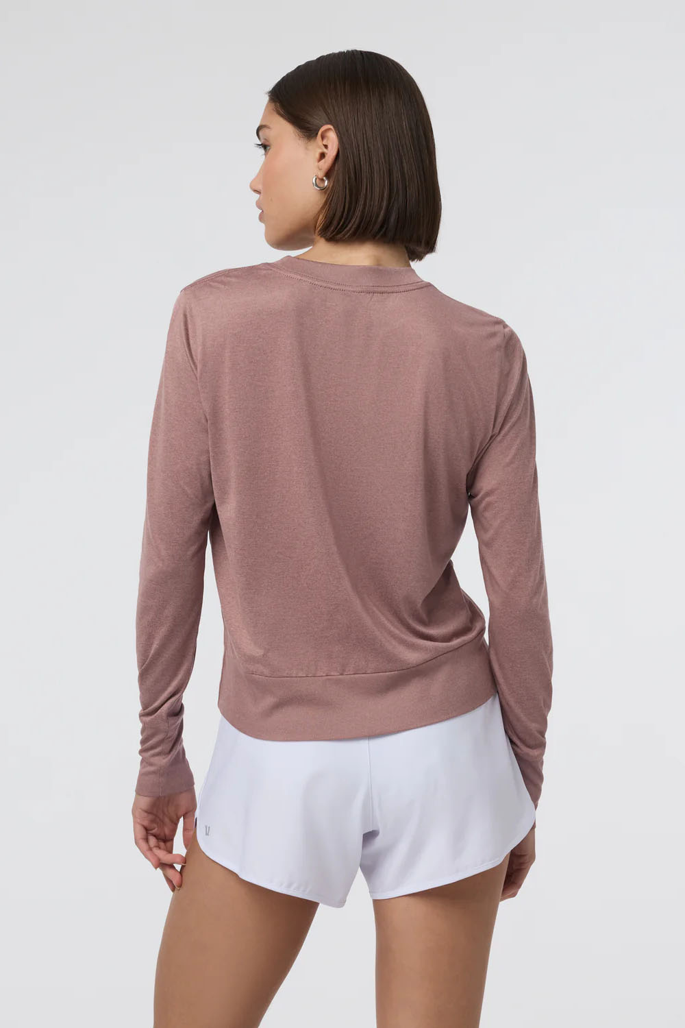 Vuori - Daydream Crew - Sedona Brown Heather - Back