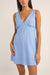 Rhythm - Tyler Mini Dress - Cornflower - Front