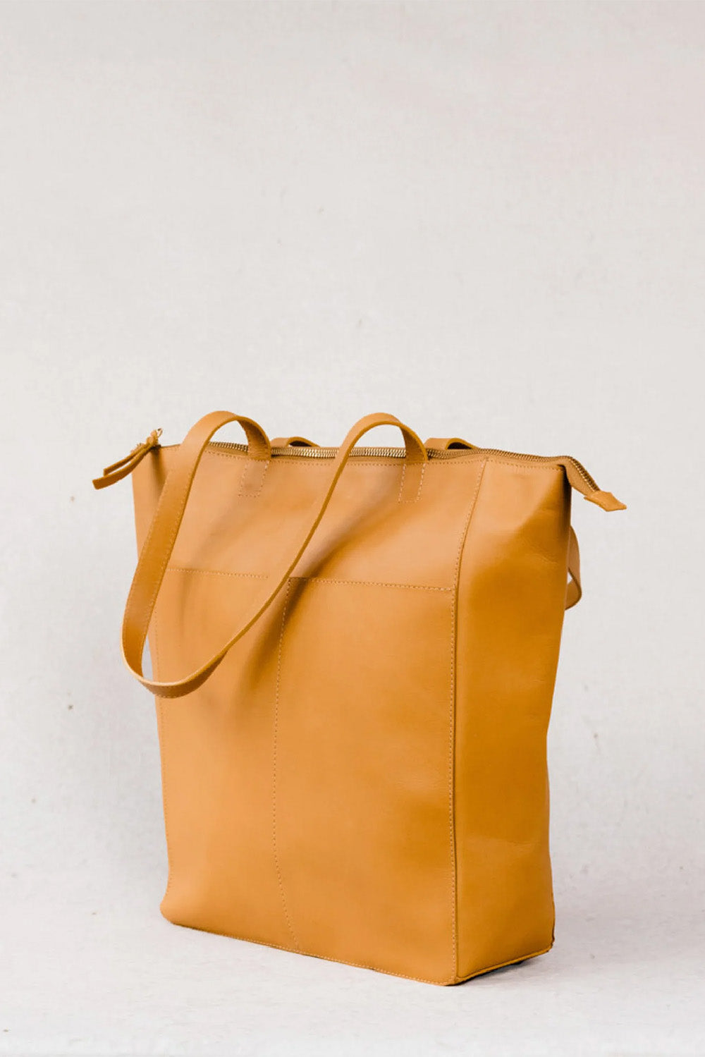 Able - Lari Tote - Cognac - Side