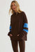 Beach Riot - Jaylyn Sweatshirt - Caribou Blue - Front Alt